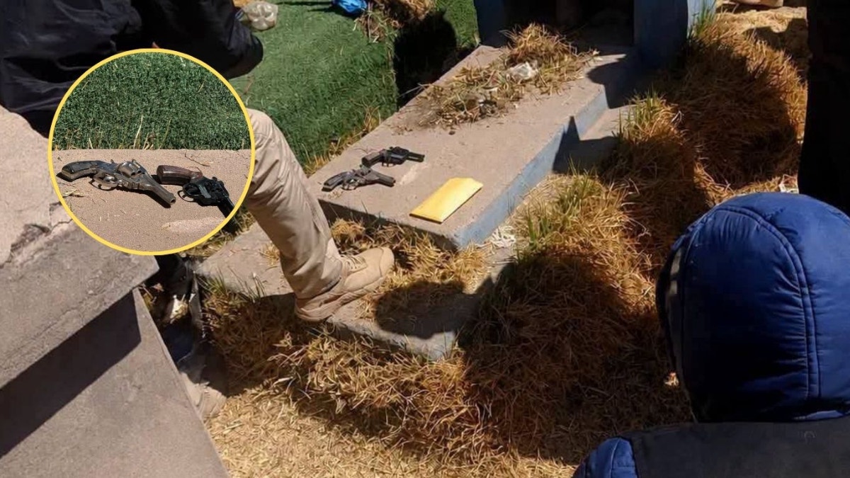 Golpe a la delincuencia en Puno: Hallan armas de fuego ocultas en cementerio de San Román