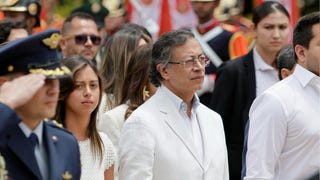Petro se despide de la Casa de Nariño en su último acto como presidente de Colombia