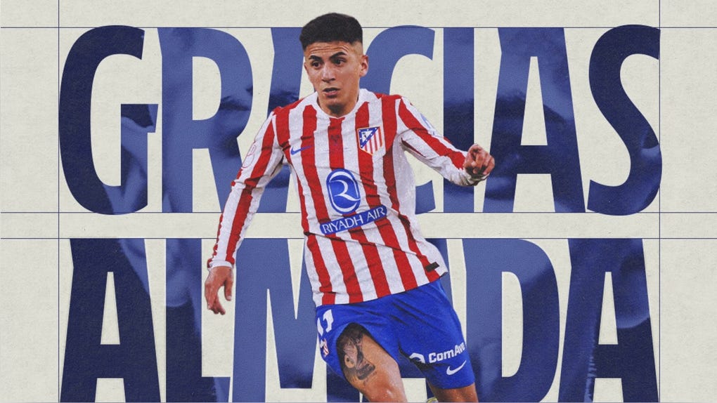 Thiago Almada se va de Atlético de Madrid.