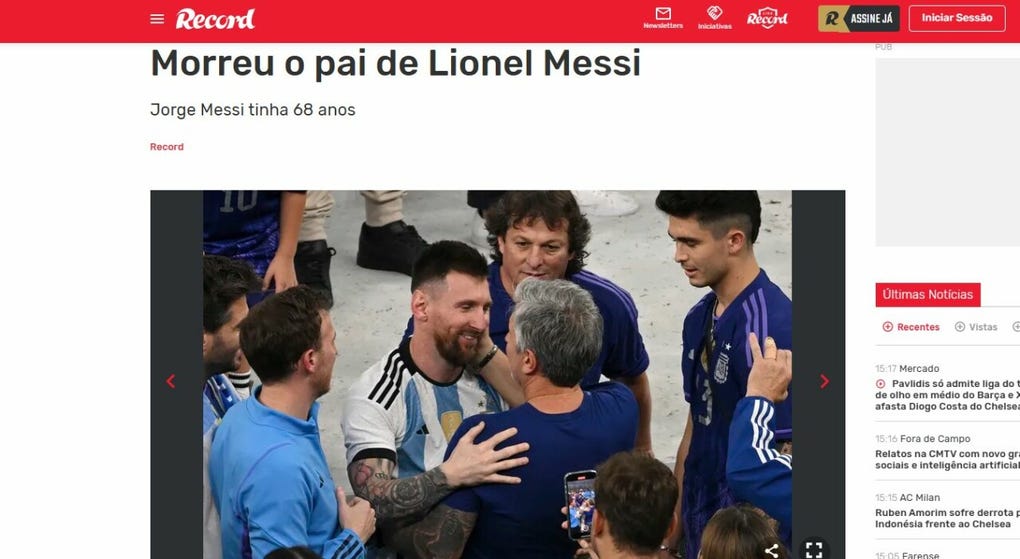Récord de Portugal