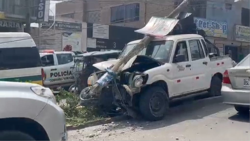 Ate: múltiple choque en inmediaciones del Hospital de Huaycán deja seis heridos