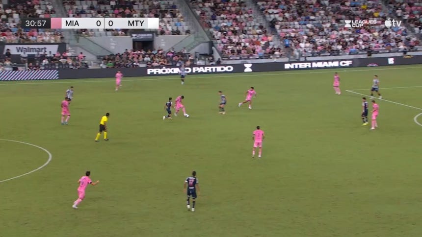 Así fue el gol de Rodrigo De Paul para el Inter Miami.