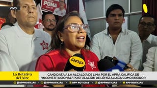Candidata a la Alcaldía de Lima por el APRA calificó de 