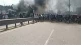 Ucayali: manifestantes bloquean carretera Federico Basadre en medio del paro de transportistas