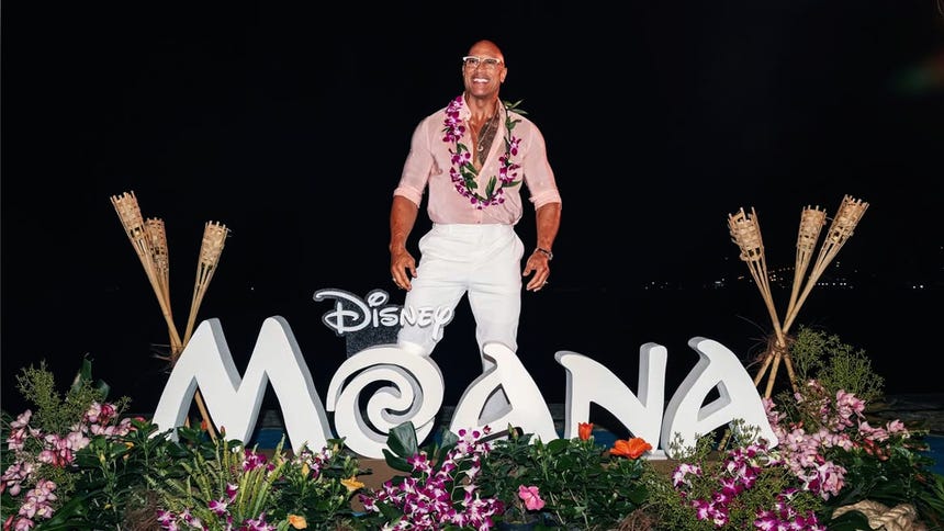 El actor Dwayne Johnson protagonizó el nuevo live-action de Moana.