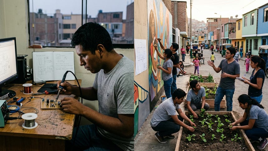 Innovación en jóvenes peruanos es más individual que colectiva: 1 de cada 3 tiene ideas para mejorar su comunidad, pero no las implementa