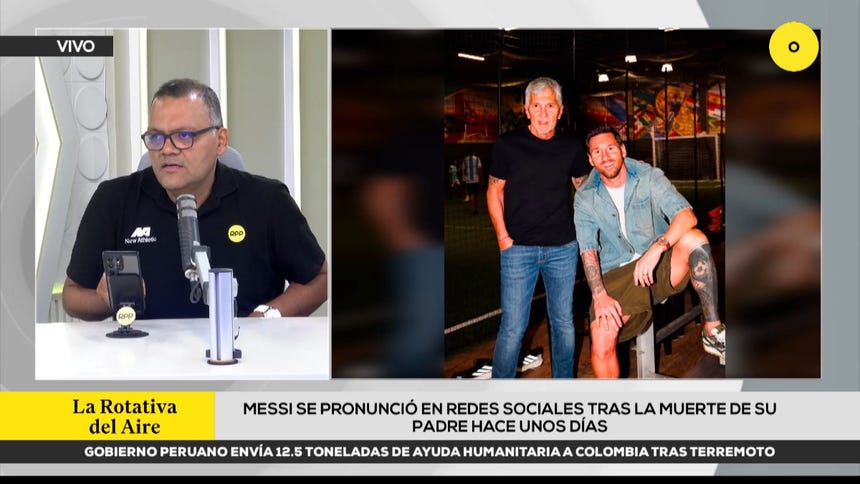 Con un emotivo mensaje, el astro argentino lamentó la pérdida de su padre y reveló el difícil momento personal que atraviesa tras su fallecimiento.