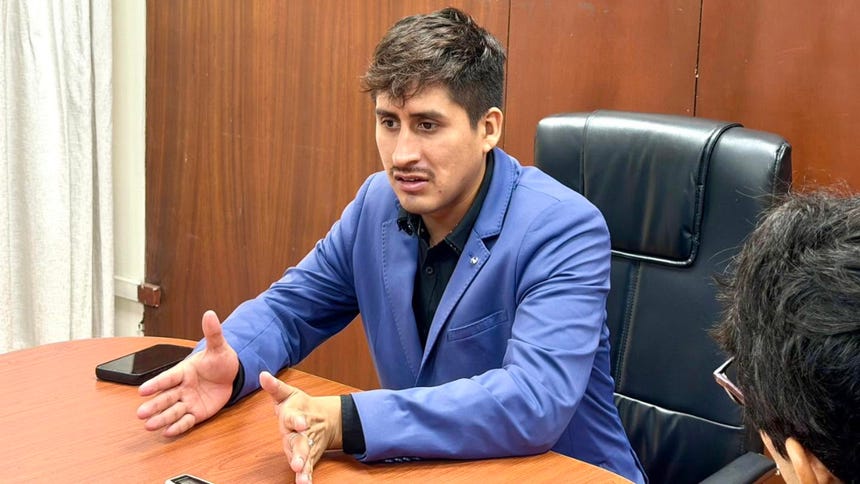 Jair Manrique, diputado de Ahora Nación. 