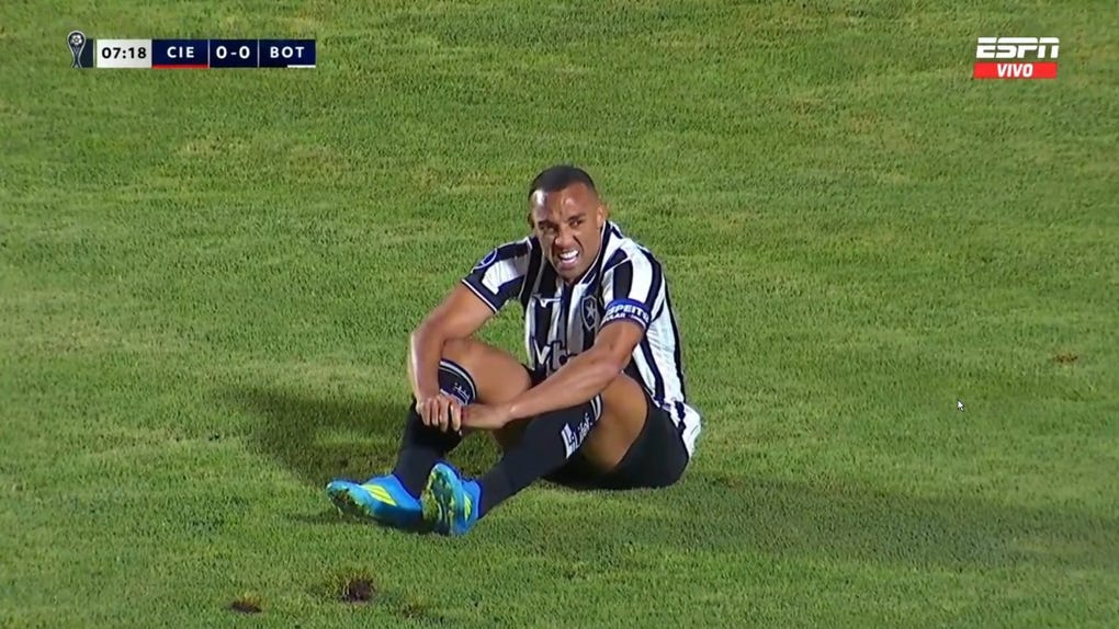 El capitpan de Botafogo ante Cienciano por la Copa Sudamericana.