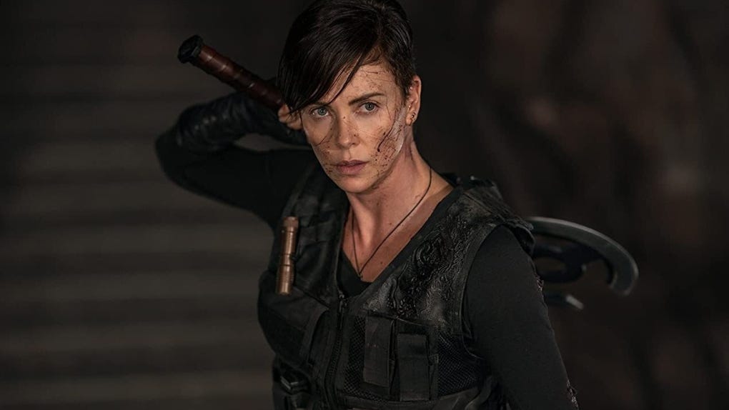 Charlize Theron es una actriz, actriz de voz, modelo, activista y productora sudafricana​ y estadounidense.