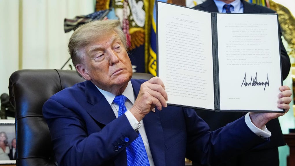 El presidente de Estados Unidos, Donald Trump, en el Despacho Oval de la Casa Blanca en Washington.