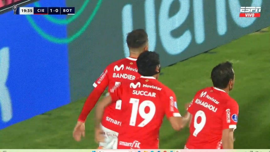 Neri Bandiera marcó el 2-0 de Cienciano
