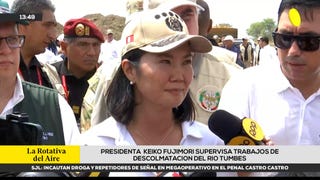 Keiko Fujimori sobre reaparición de Cerrón: 