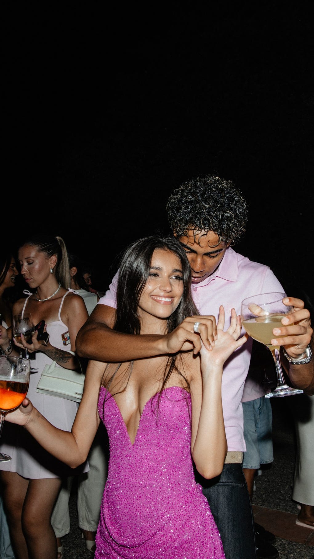Lamine Yamal junto a Inés García