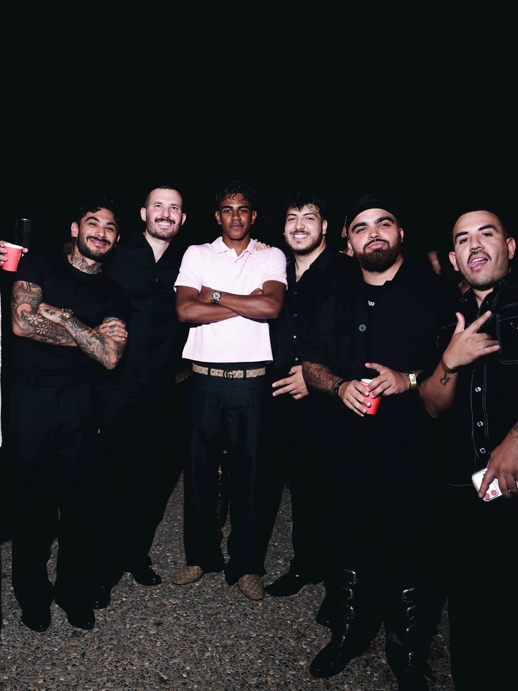 Grupo Frontera en la fiesta
