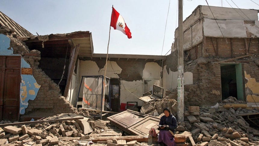 Más de 93 mil viviendas destruidas dejó el violento sismo de Pisco del 2007.