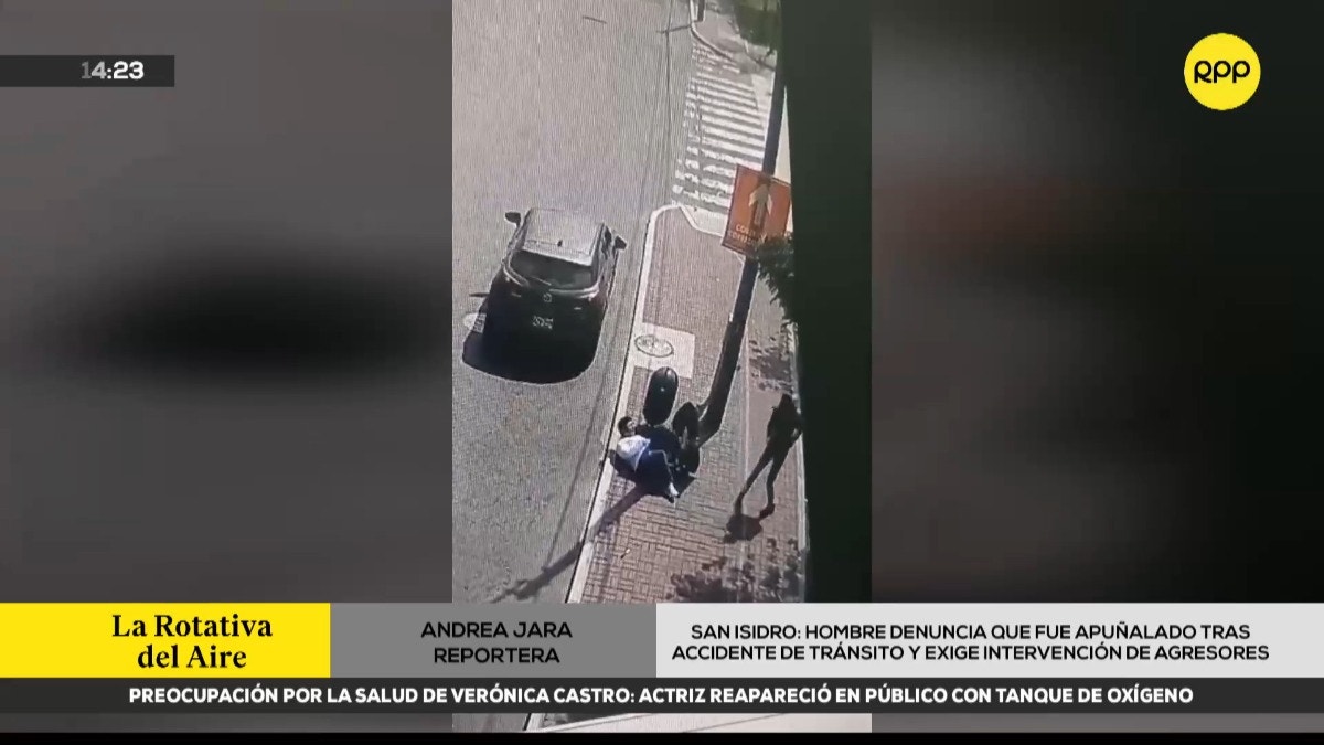 San Isidro: hombre denuncia que fue apuñalado tras accidente de tránsito y exige intervención a agresores