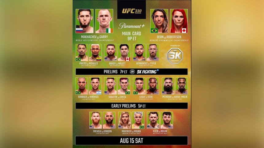 Cartelera UFC 330 hoy