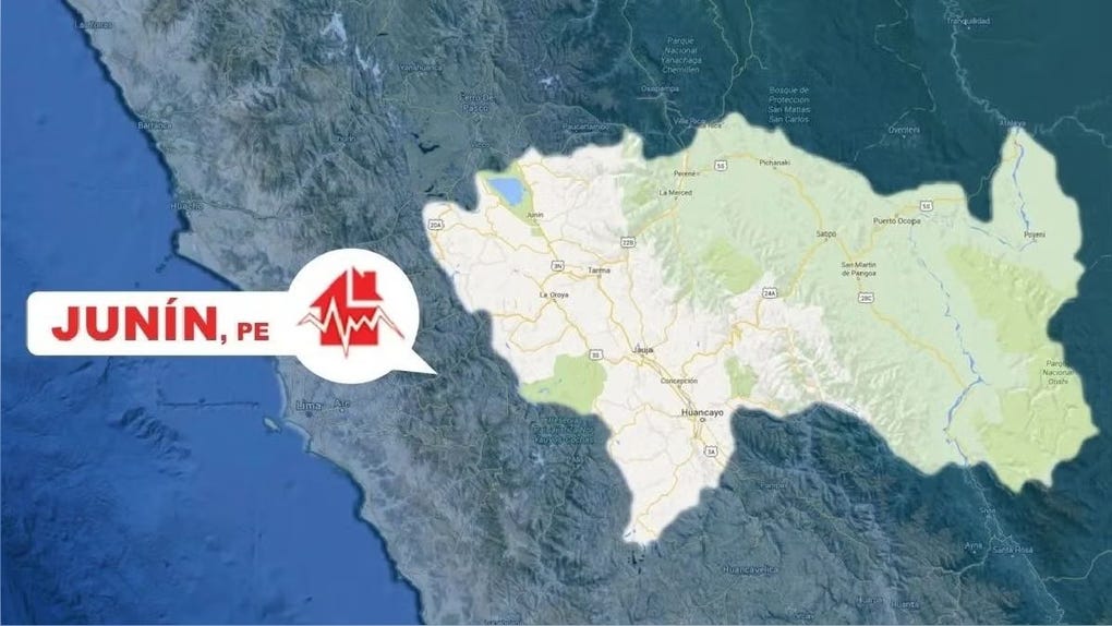 La región Junín sigue temblando.