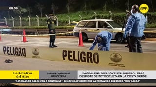 Magdalena: un joven y un adolescente fallecieron tras despiste de motocicleta en la Costa Verde