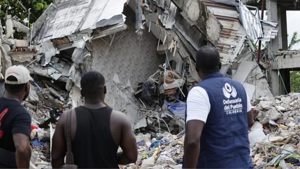 El número de fallecidos por el terremoto en Colombia aumentó a 294.