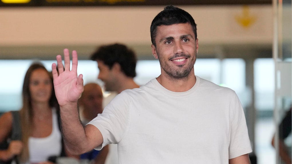 Rodri llegó sin contratiempos al aeropuerto de Barcelona.