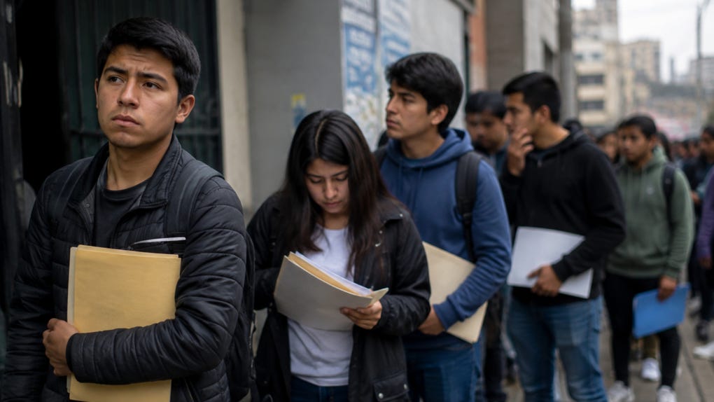 73 mil jóvenes menos tienen empleo en comparación con hace un año