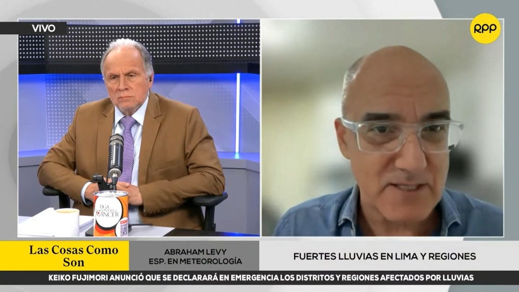 Abraham Levy sobre la intensidad de la DANA que afectó a distritos del sur de Lima: 