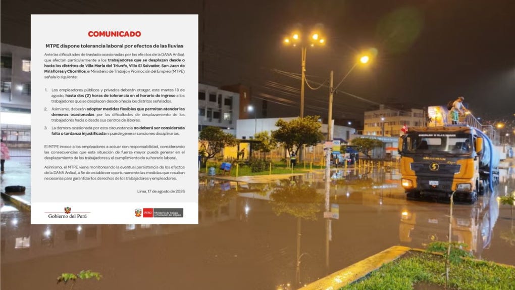 Habrá tolerancia para trabajadores que se movilicen en el sur de Lima. 