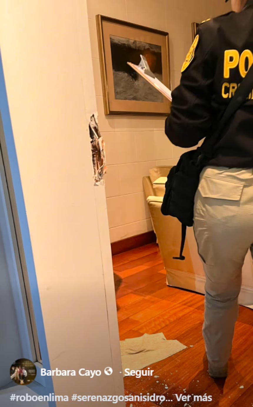 Bárbara Cayo pide ayuda tras robo en su casa