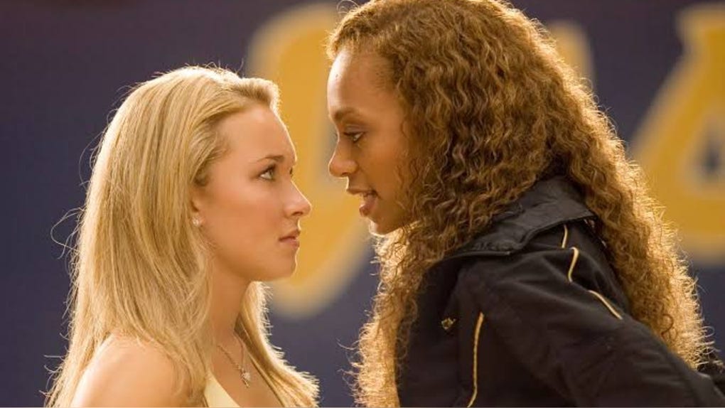 Hayden Panettiere y Solange Knowles en 'Triunfos robados 3' (2006).