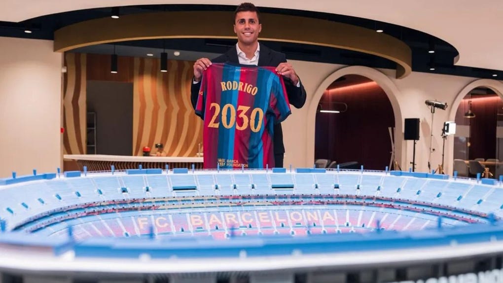 Rodri se despidió de los hinchas de Manchester City.