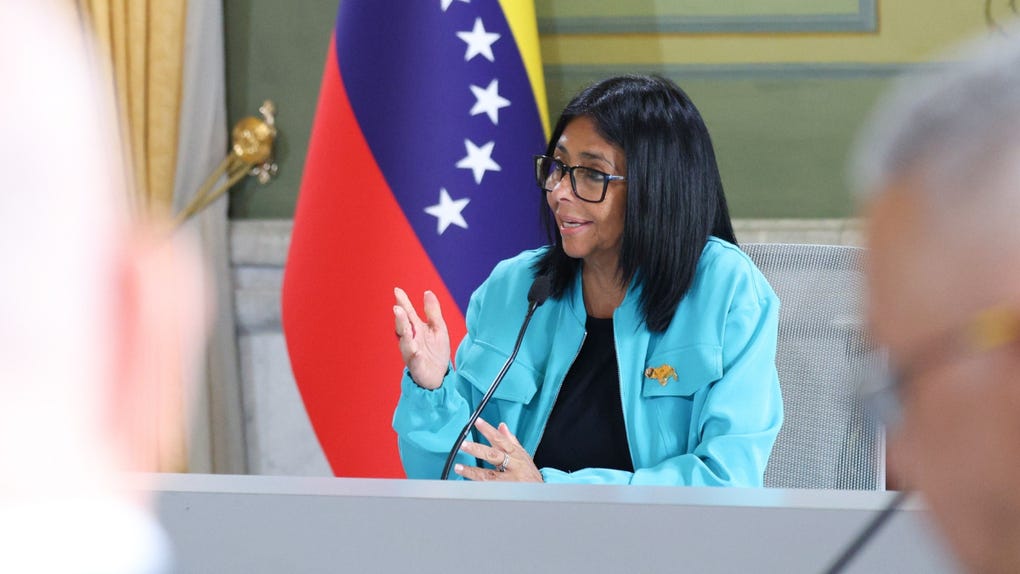 La presidenta encargada de Venezuela, Delcy Rodríguez.