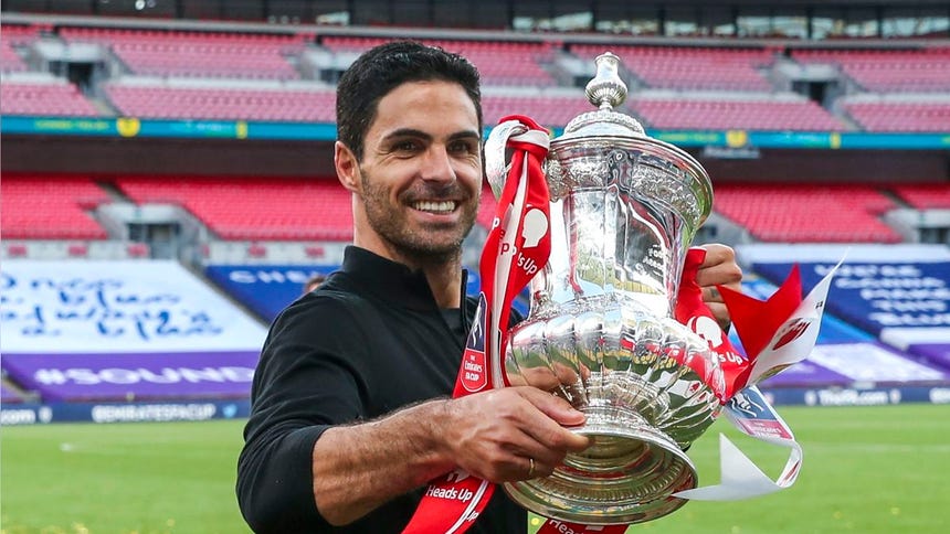 Mikel Arteta solo ha dirigido al Arsenal como DT profesional.