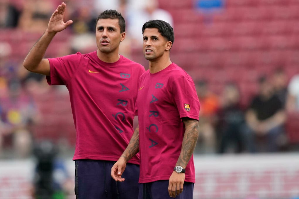 Rodri ha jugado junto a Joao Cancelo en el Manchester City.