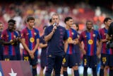 Hansi Flick tuvo palabras para los hinchas del Barcelona.