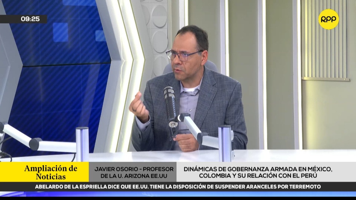Javier Osorio, profesor de la Universidad de Arizona. 