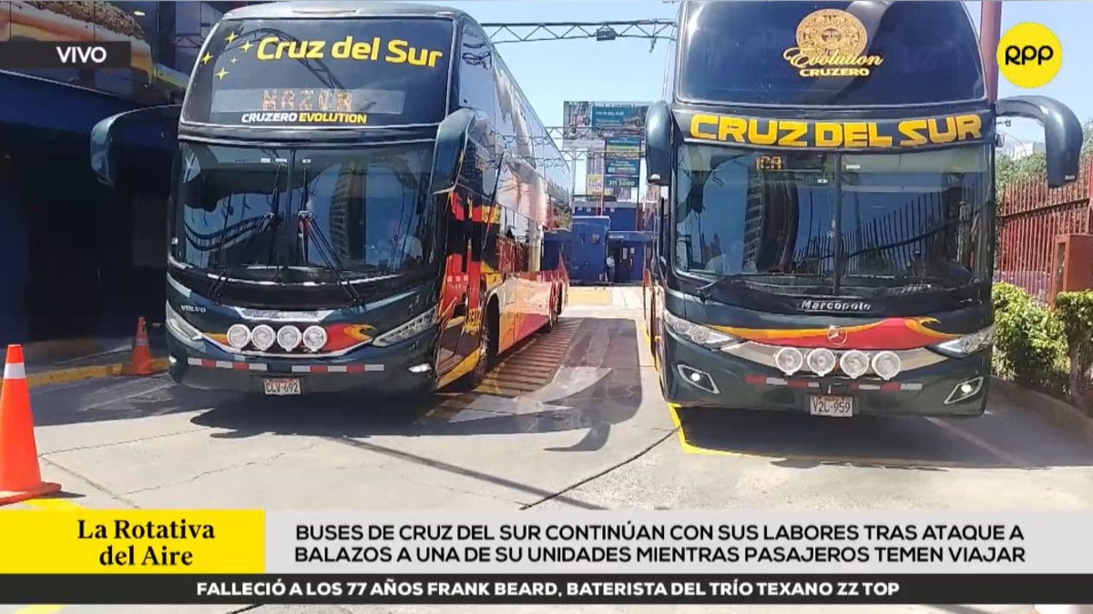 Buses de Cruz del Sur operan con normalidad pese a ataque armado de esta madrugada