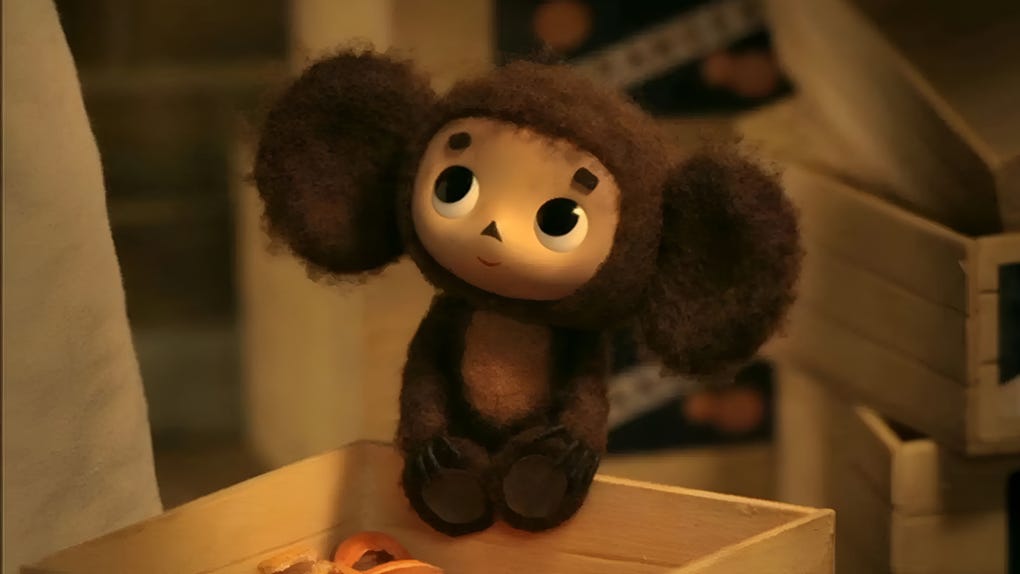 Cheburashka, el ídolo infantil soviético.