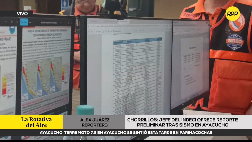 Sismo de magnitud 7.2 con epicentro en Coracora deja daños en Ayacucho y Cusco