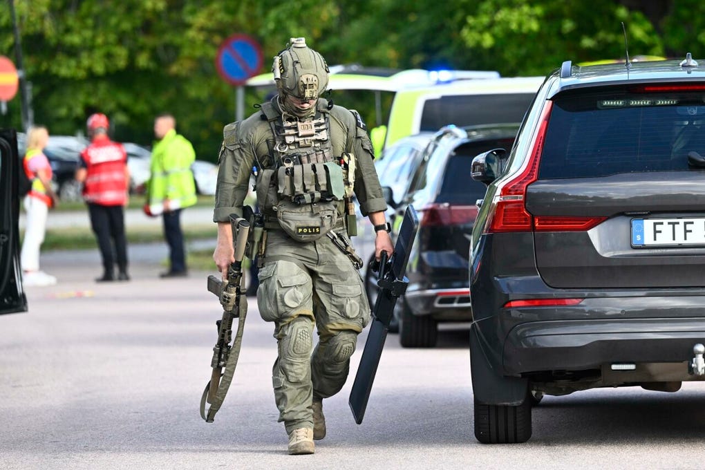 Según la emisora pública Radio de Suecia, el sospechoso recibió disparos de la policía durante la detención, aunque se desconoce su estado.