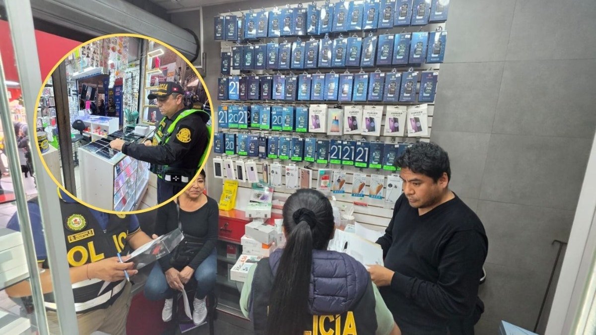 PNP realizó megaoperativo en la zona de Las Malvinas: incautaron celulares y accesorios valorizados en más de S/ 2 millones