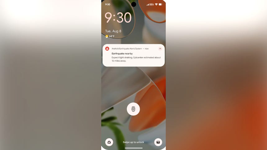 Alerta de sismo de Google 