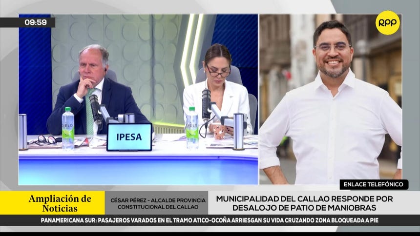César Pérez, alcalde de la Provincia Constitucional del Callao. 