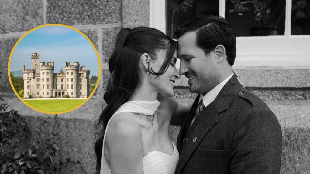Carolina Braedt y Javier Millership se casaron por religioso en Escocia.