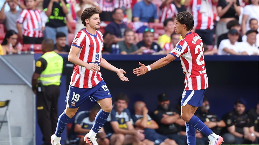 Julián Álvarez en el empate con Villarreal.