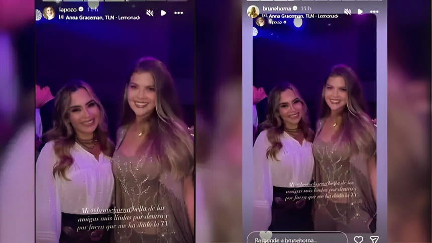 Ethel Pozo apareció junto a Brunella Horna en un evento el último fin de semana.