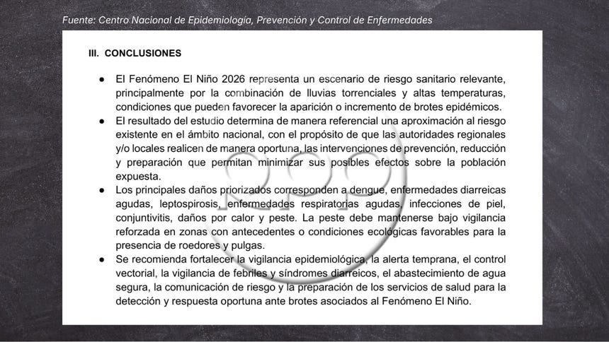 Conclusiones del documento técnico 