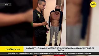 Carabayllo: detienen a alias ‘Maestro Roshi’, sindicado cabecilla de banda de comercializadores de droga