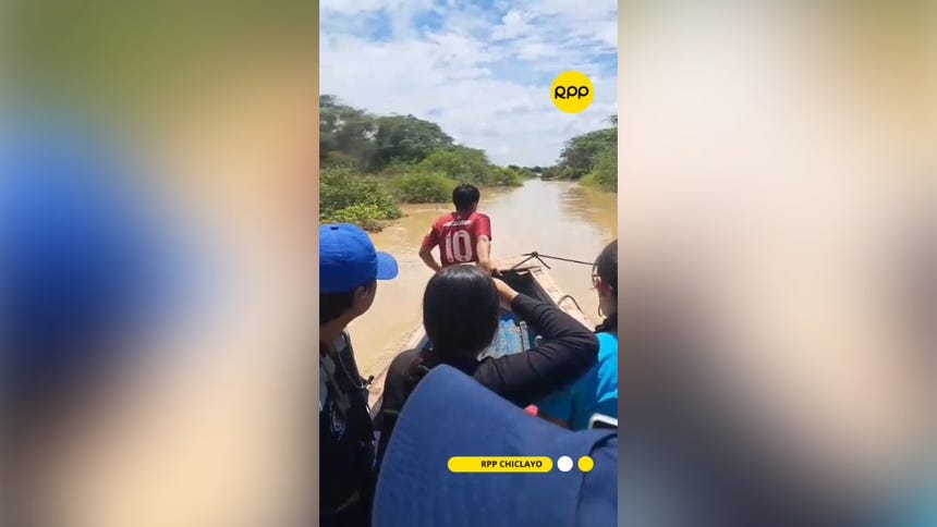 Más de 5 mil pobladores de Mórrope serían afectados por desborde de río La Leche